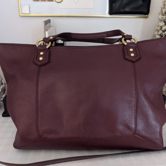✨COACH✨Burgundy Satchel - Picture 3 of 11